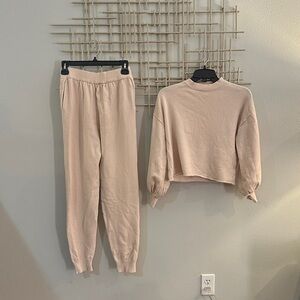 Cream Loungewear Set